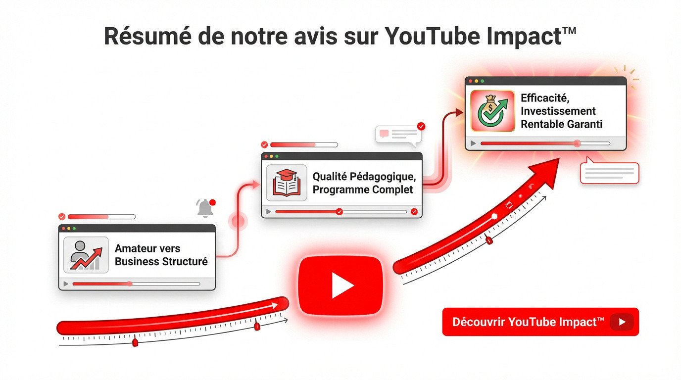 Résumé YouTube Impact™ : progression vers le succès d'un créateur de contenu