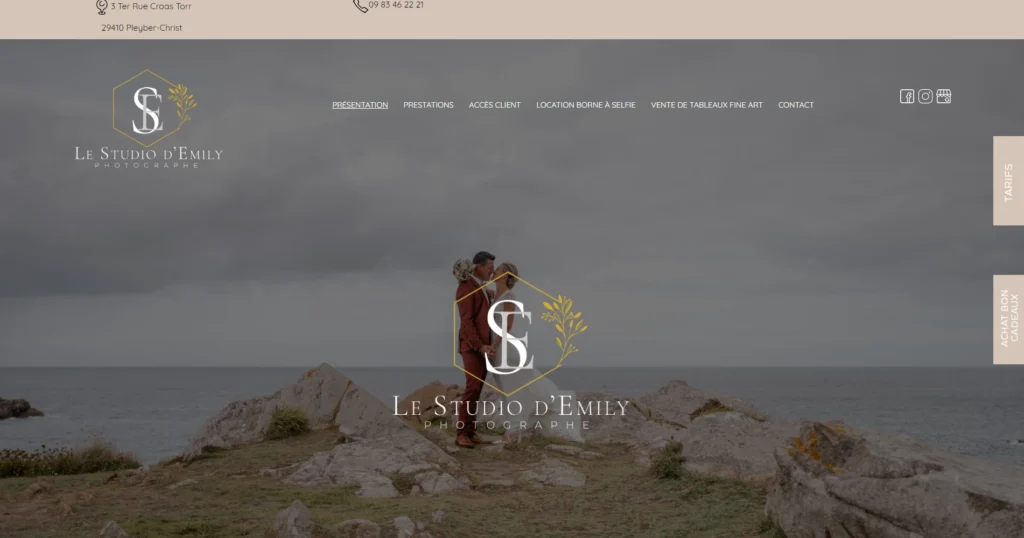 Les studio d'Emily pleyber Christ photographe de mariage