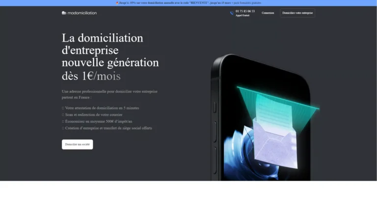 ma domiciliation pour votre entreprise