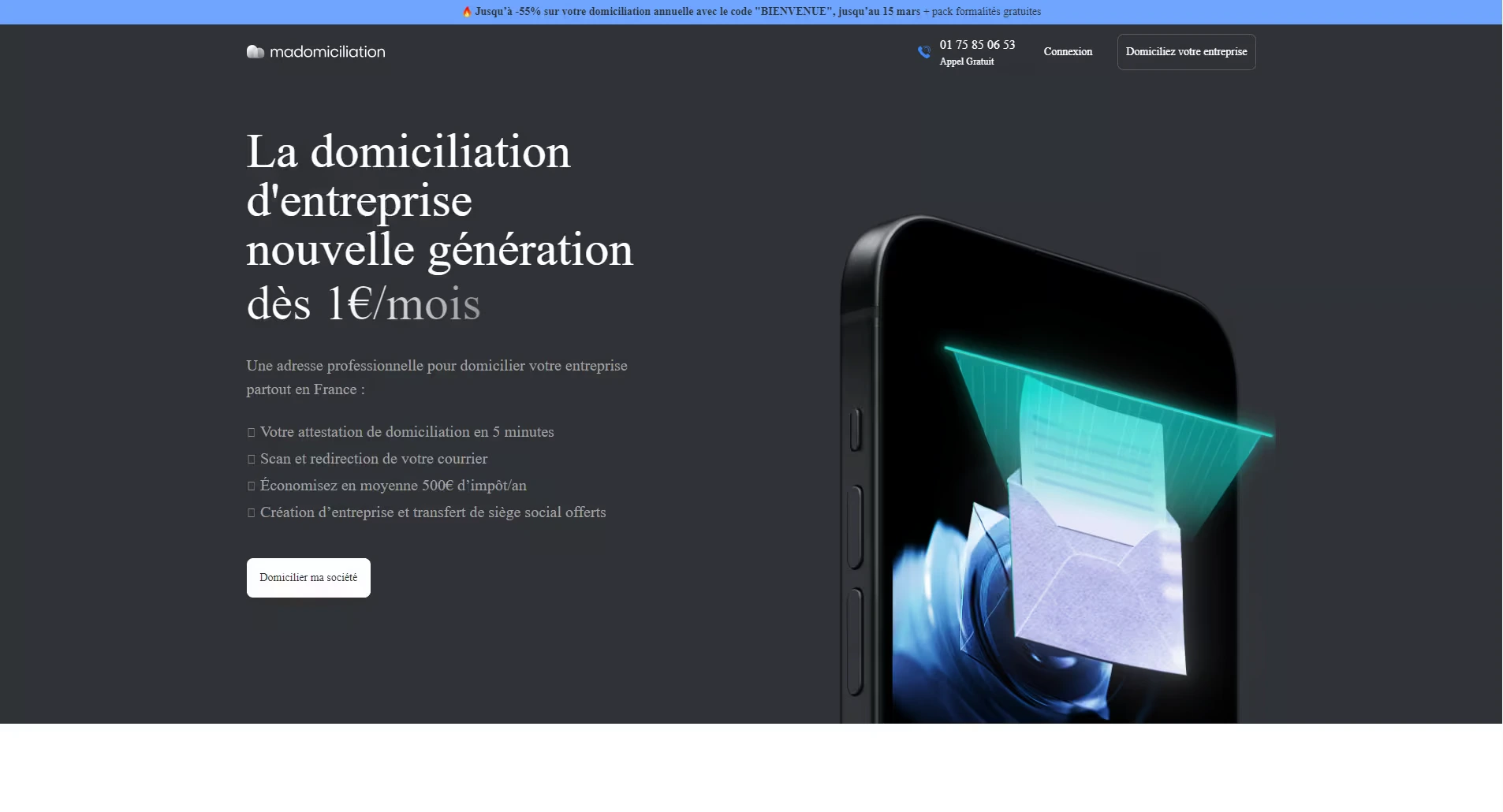 ma domiciliation pour votre entreprise