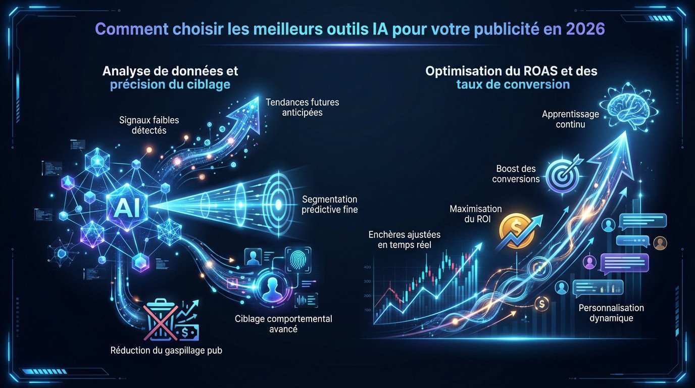 Sélection des meilleurs outils d'intelligence artificielle pour la publicité en 2026