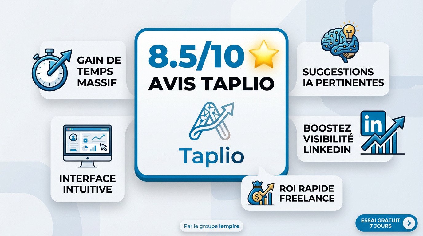 Avis Taplio outil IA LinkedIn productivité