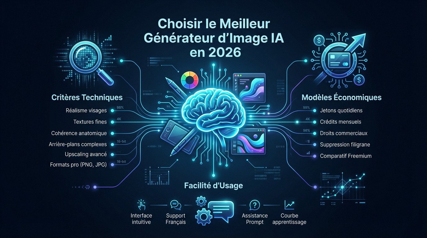 Guide pour choisir le meilleur générateur d'image par intelligence artificielle en 2026