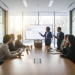 Equipe RH en réunion dans une entreprise