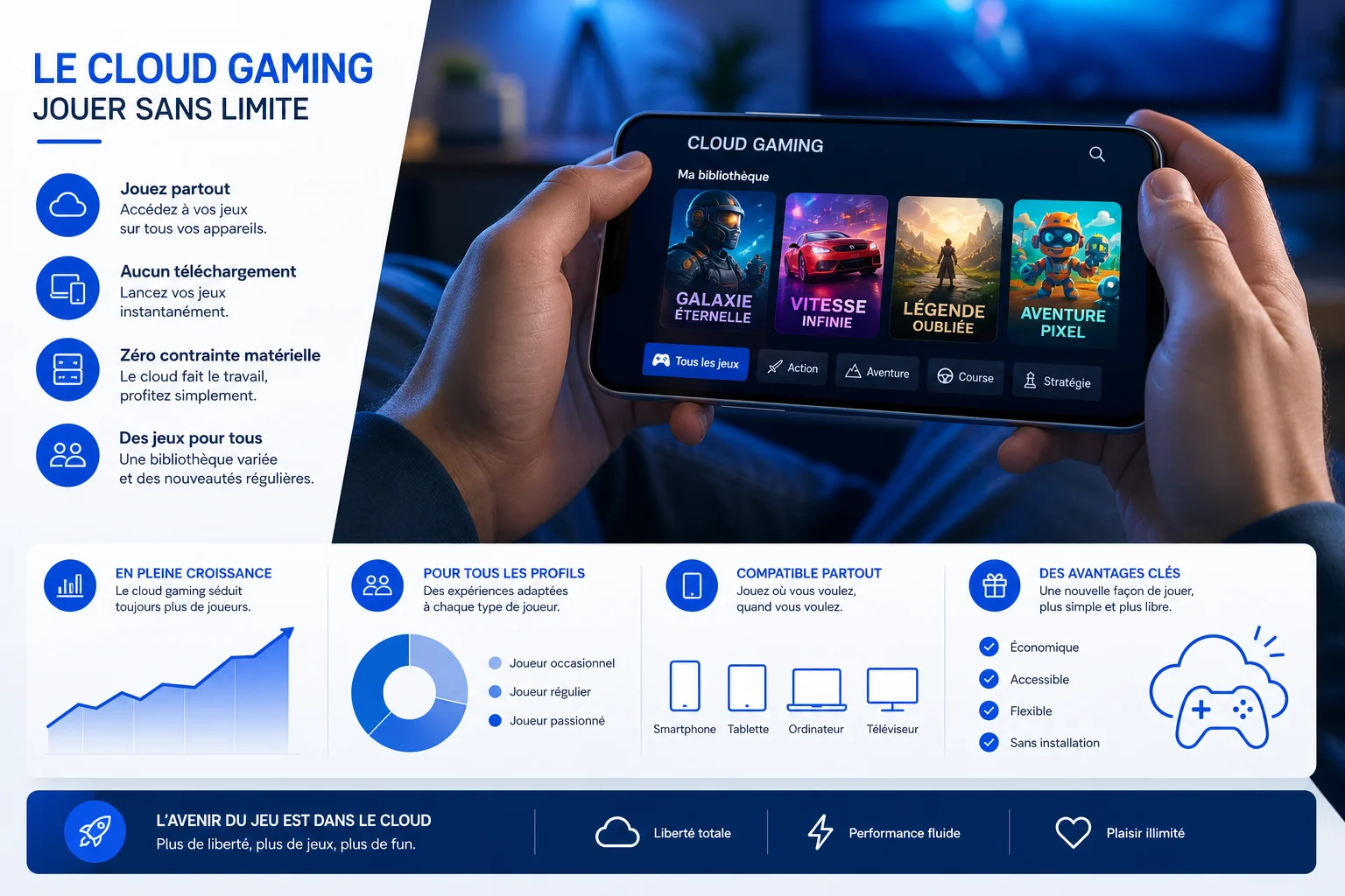 Chiffres clés de l'application cloud moon gaming en 2026
